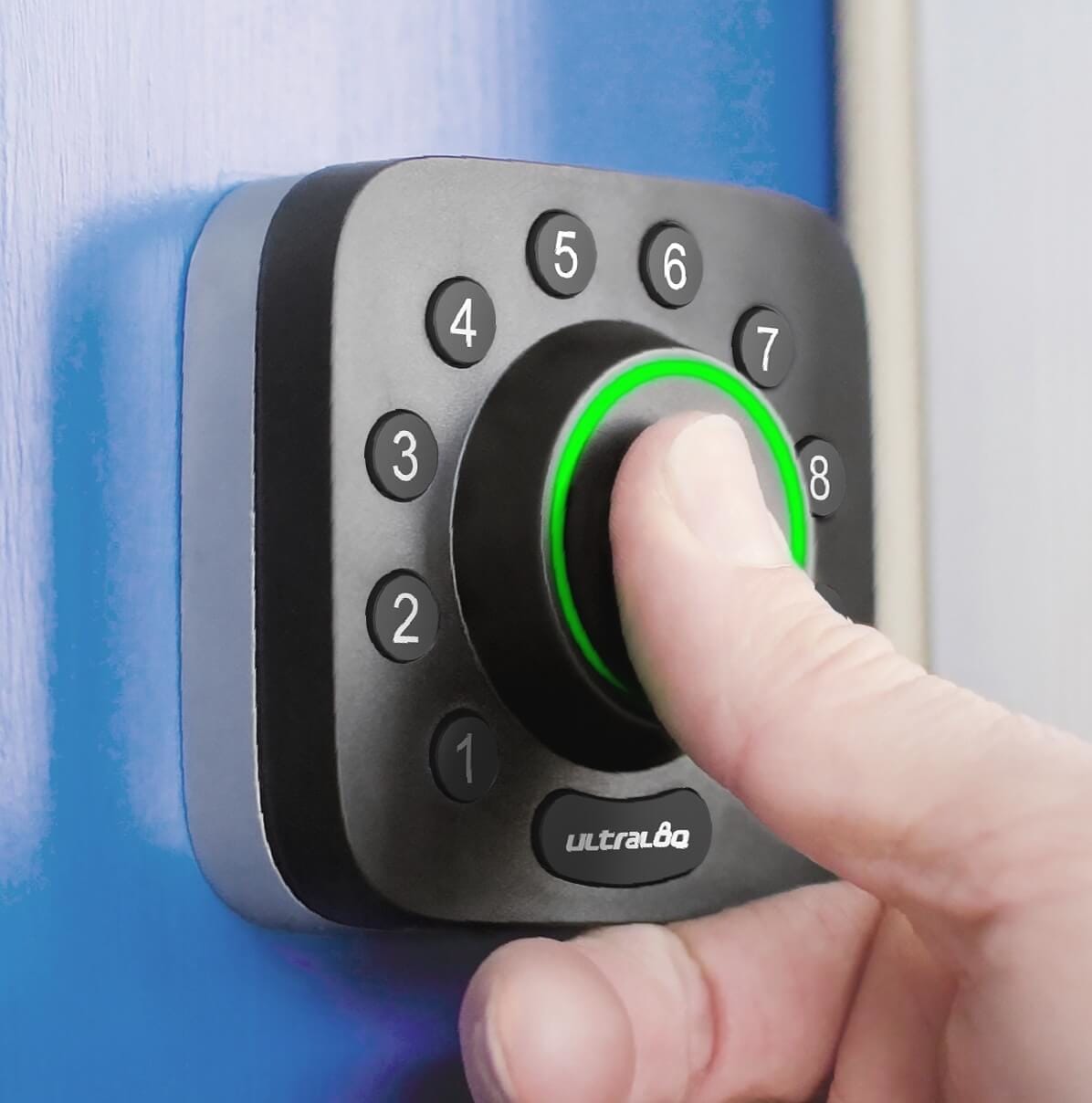 Your finger is your key. Use fingerprint to unlock the lock.