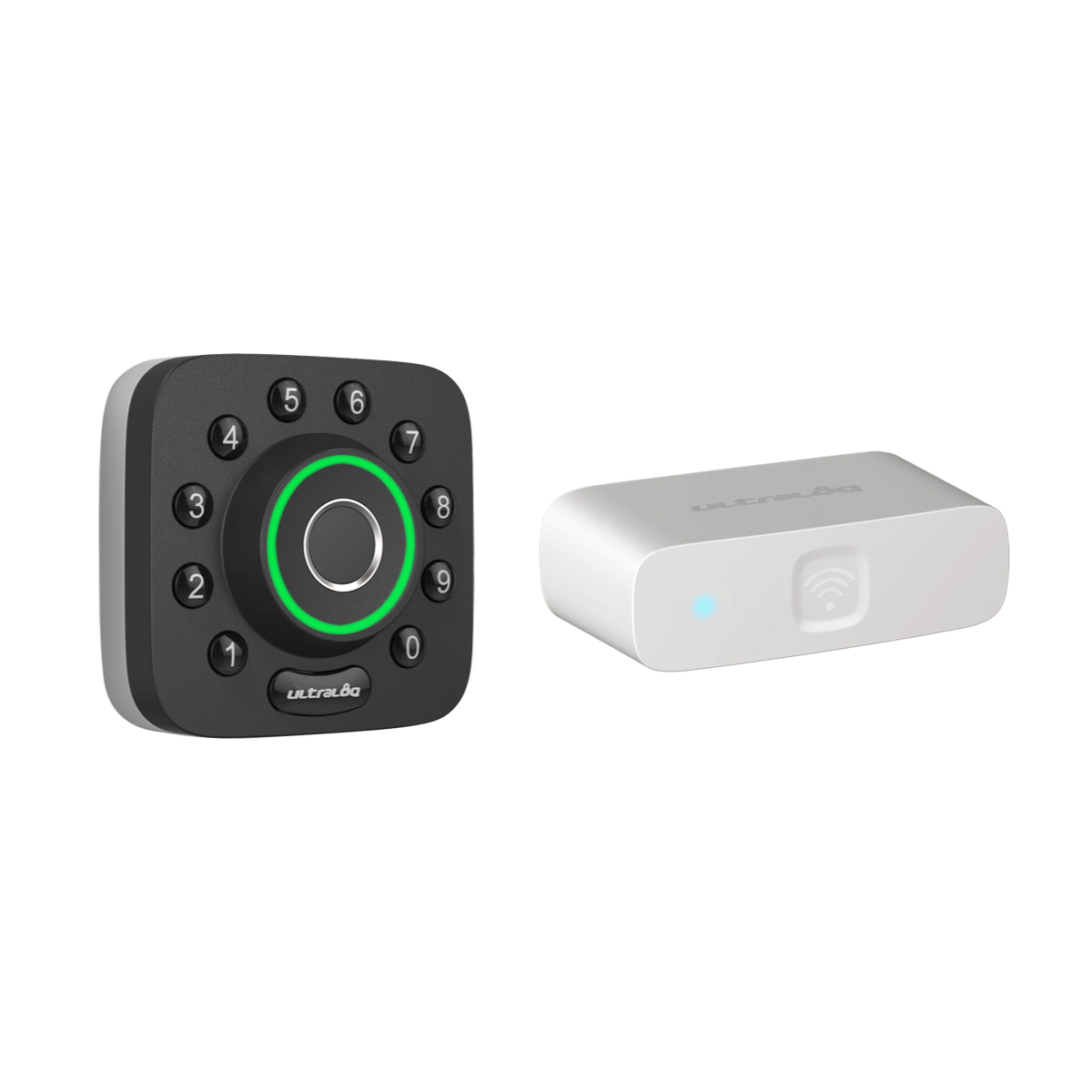 U-Bolt Pro 6-in-1 Bluetooth Enabled Fingerprint and Keypad Smart Lock  Deadbolt Plus Bridge WiFi Adapter in 2023