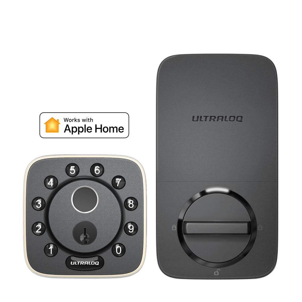 Ultraloq Bolt fingerprint smart lock with HomeKit integration