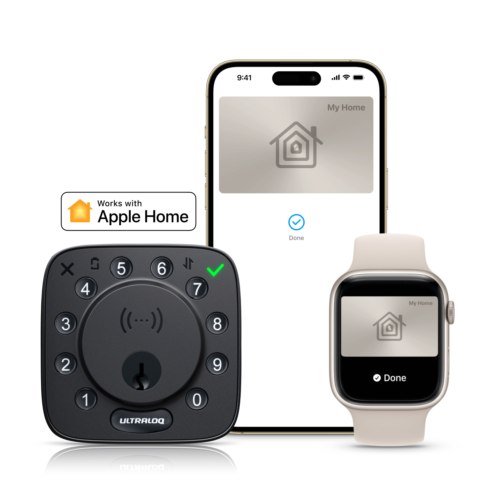 Bolt NFC Apple Home Key + Built-in WiFi Black Main Image