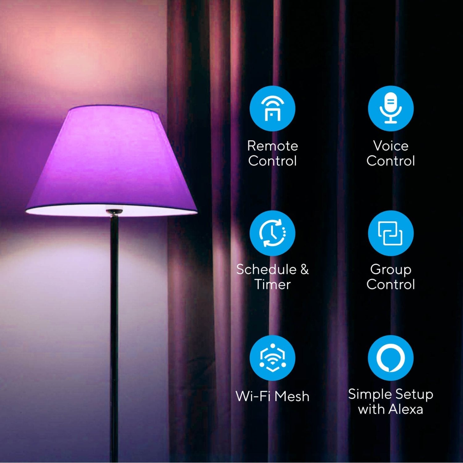 Amazon Echo Glow Echo Compatible Lights Echo Glow Multicolor Smart