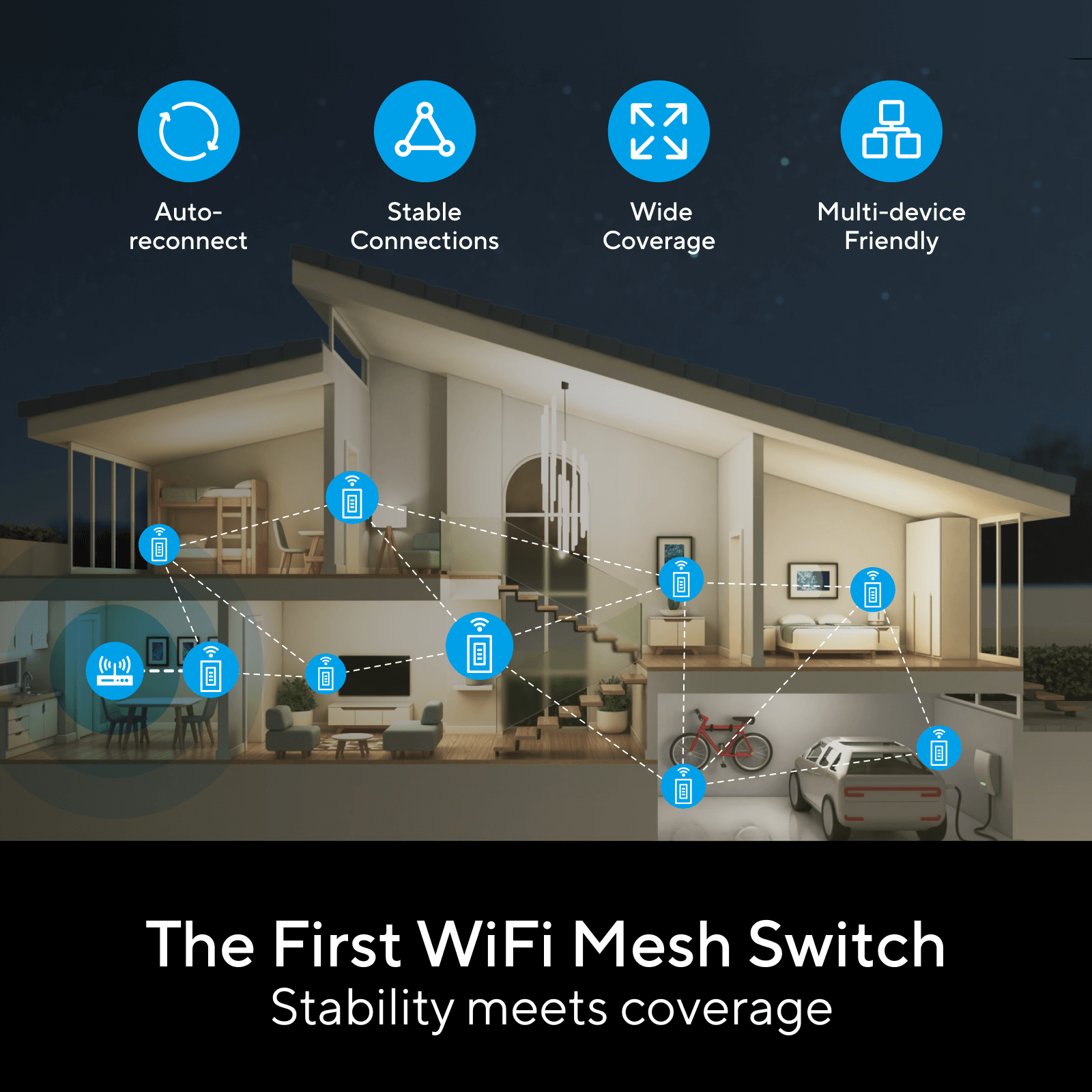 U-tec Smart Single Pole Dimmer Switch