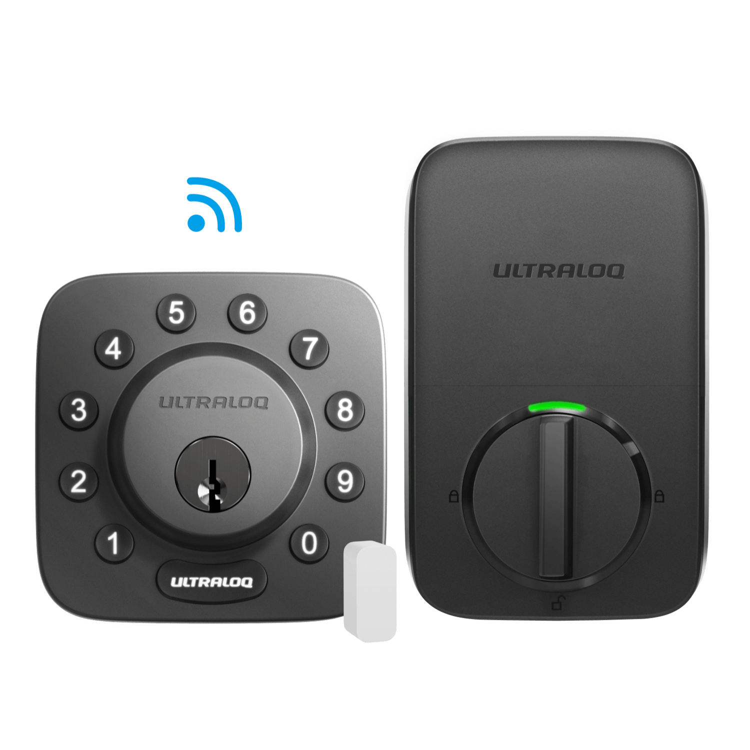 ULTRALOQ_U-Bolt_Series Built-n WI-FI Sliver with black color