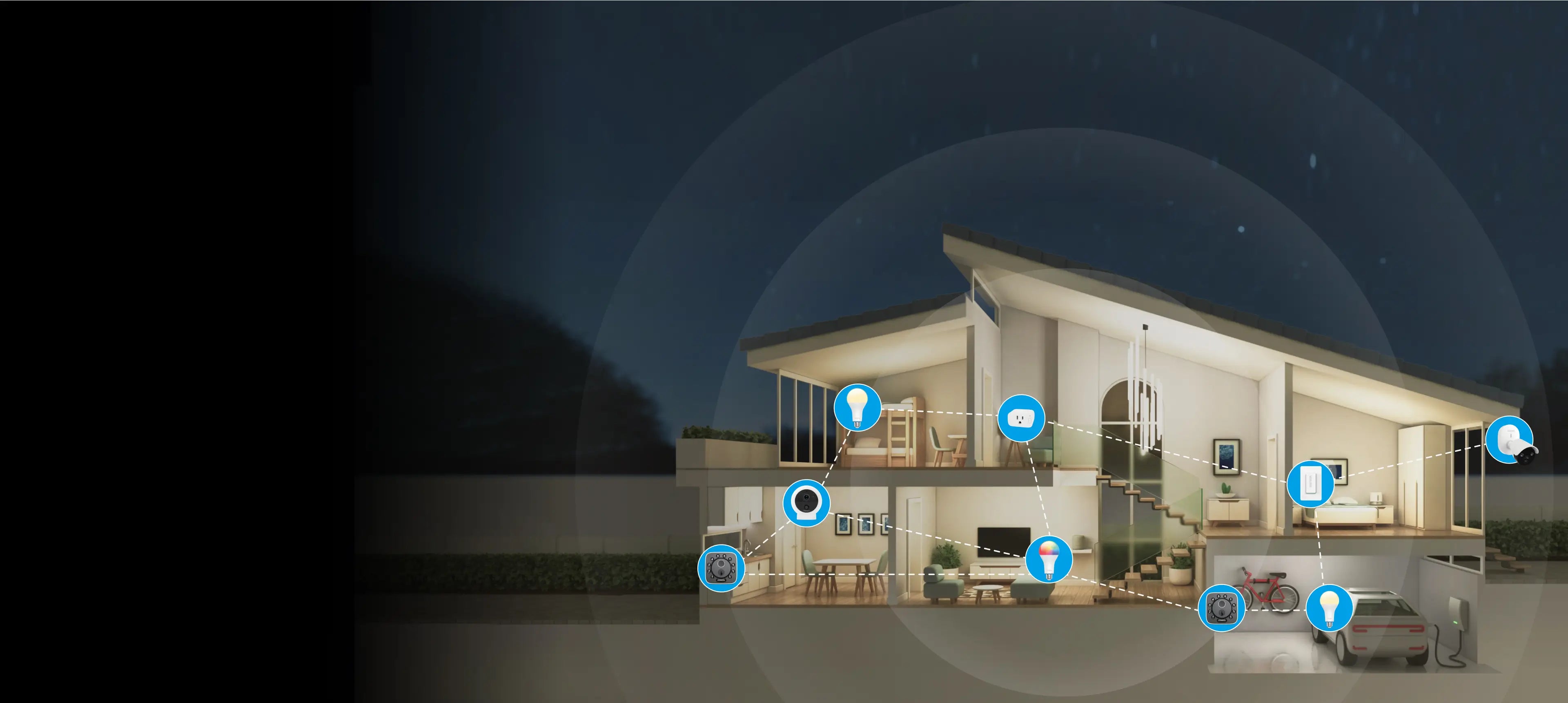 Your home connected with many U home devices, including ULTRALOQ smart locks, Bright smart bulbs, and U-tec power products, etc.