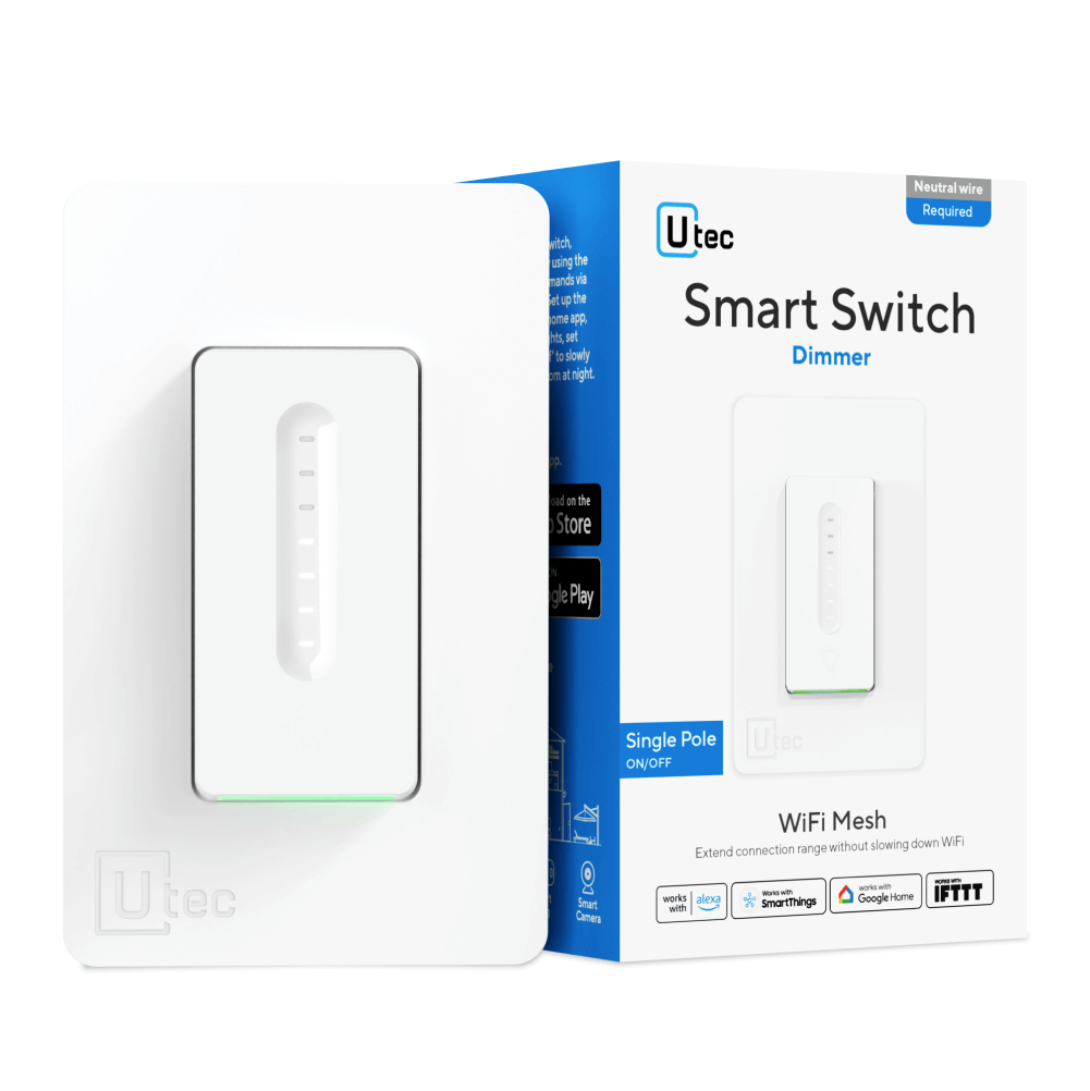 U-tec Smart Single Pole Dimmer Switch