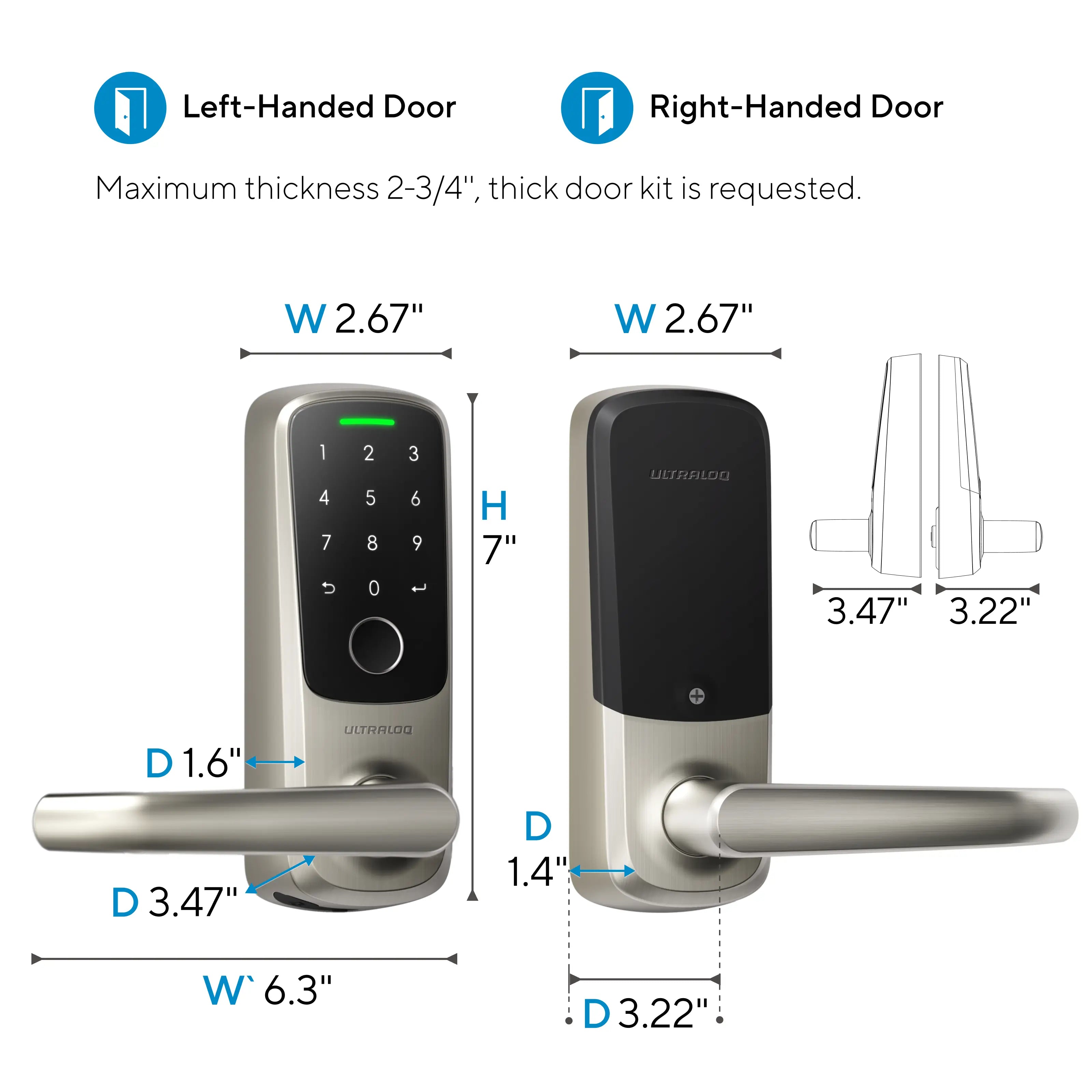 ULTRALOQ Latch 5 Fingerprint