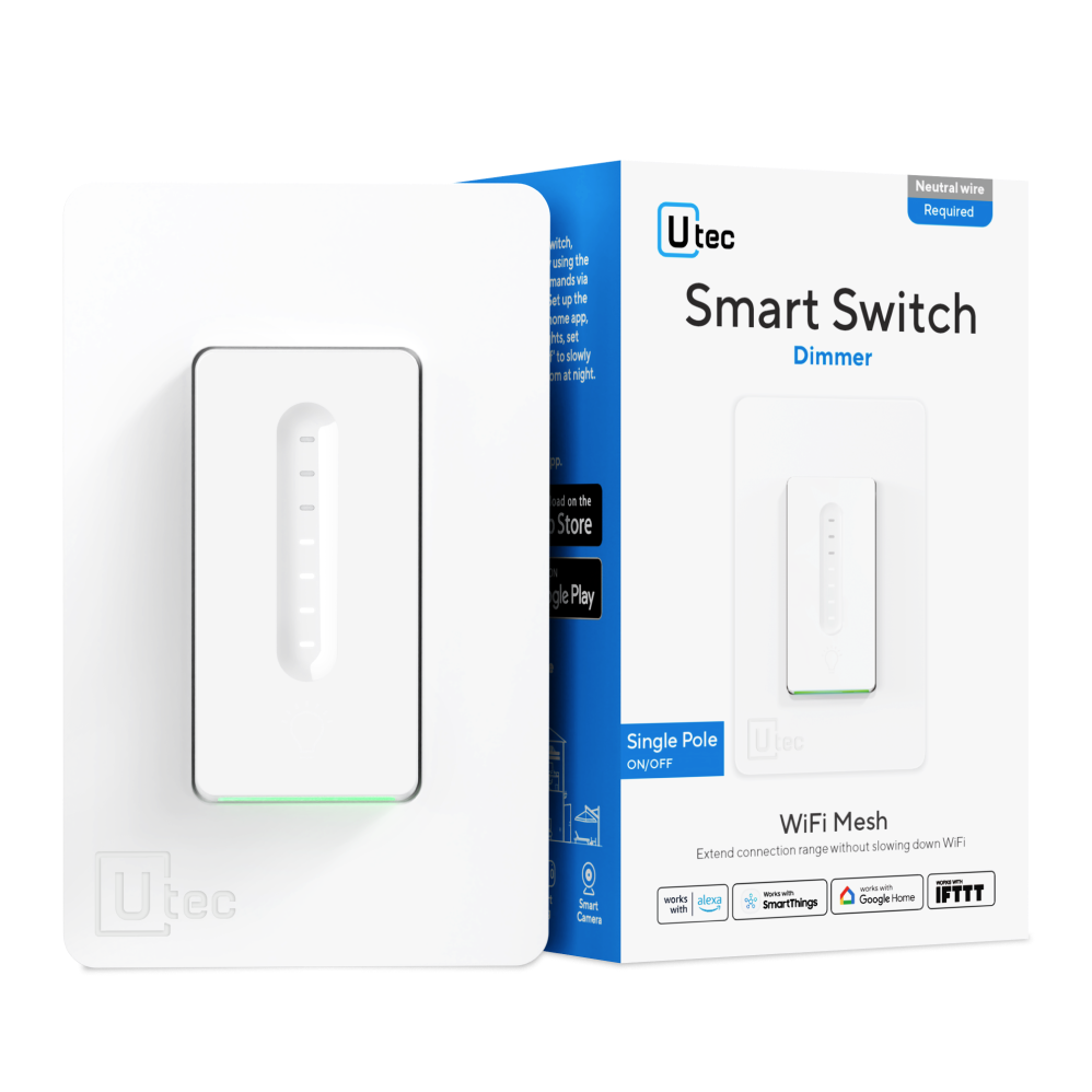 U-tec Smart Single Pole Dimmer Switch