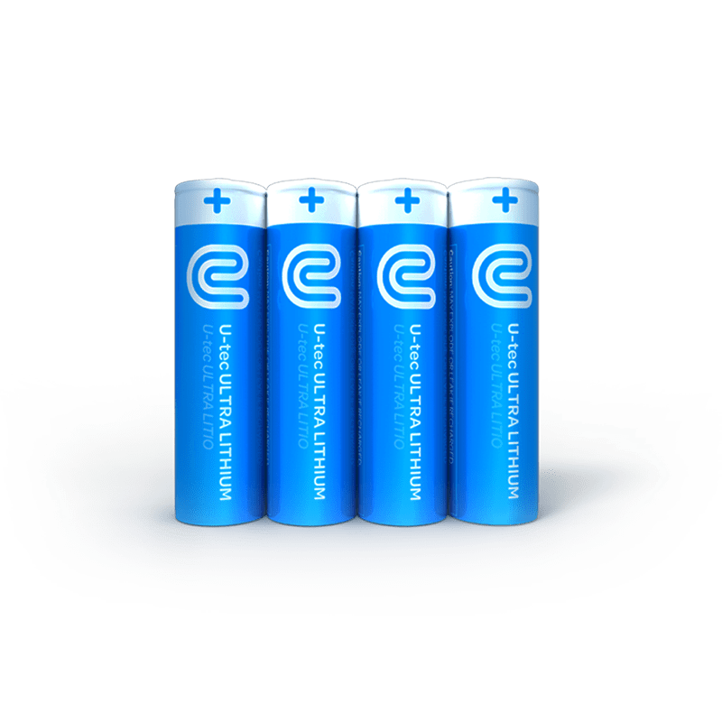 U-tec - U-tec AA Ultra Lithium Batteries (Single Use)